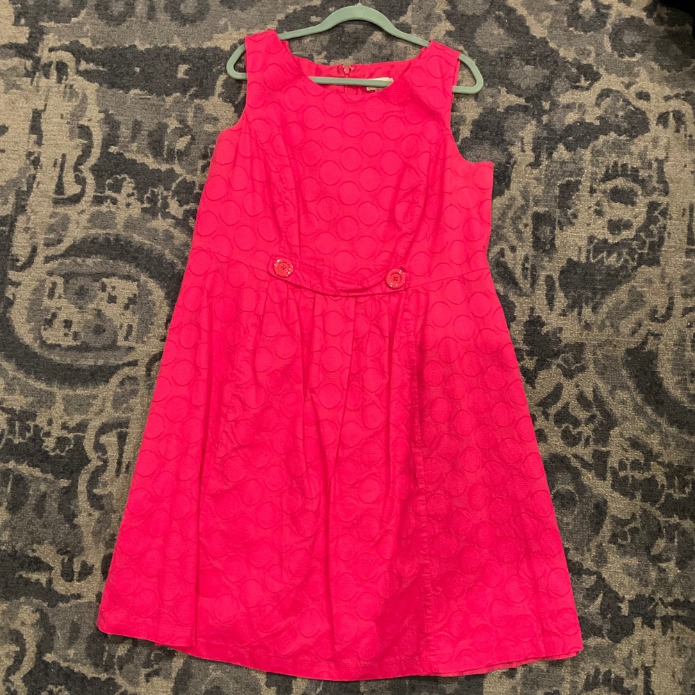 Avenue Cotton Burnout Sundress Polka Dot Size 18